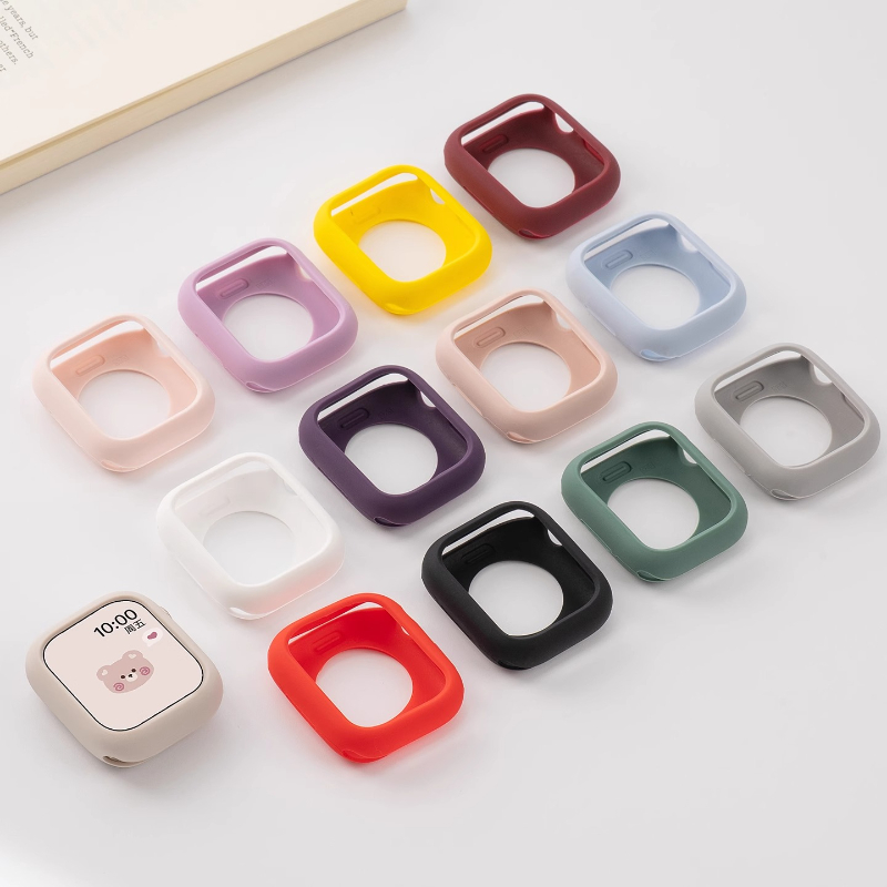 Smartwatch Band Accessories - Funda de silicona para Apple Watch