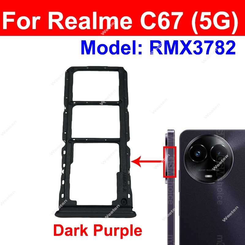 Realme C67 - Adaptador de tarjeta Sim para Realme