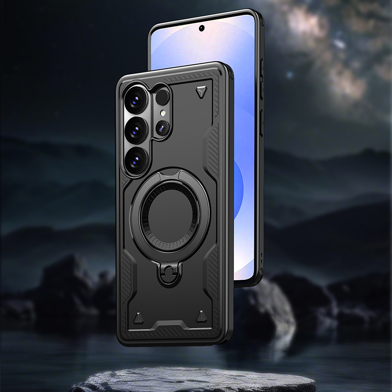 Magnetic Charging Stand - 360 ° Funda Giratoria Antigolpes para