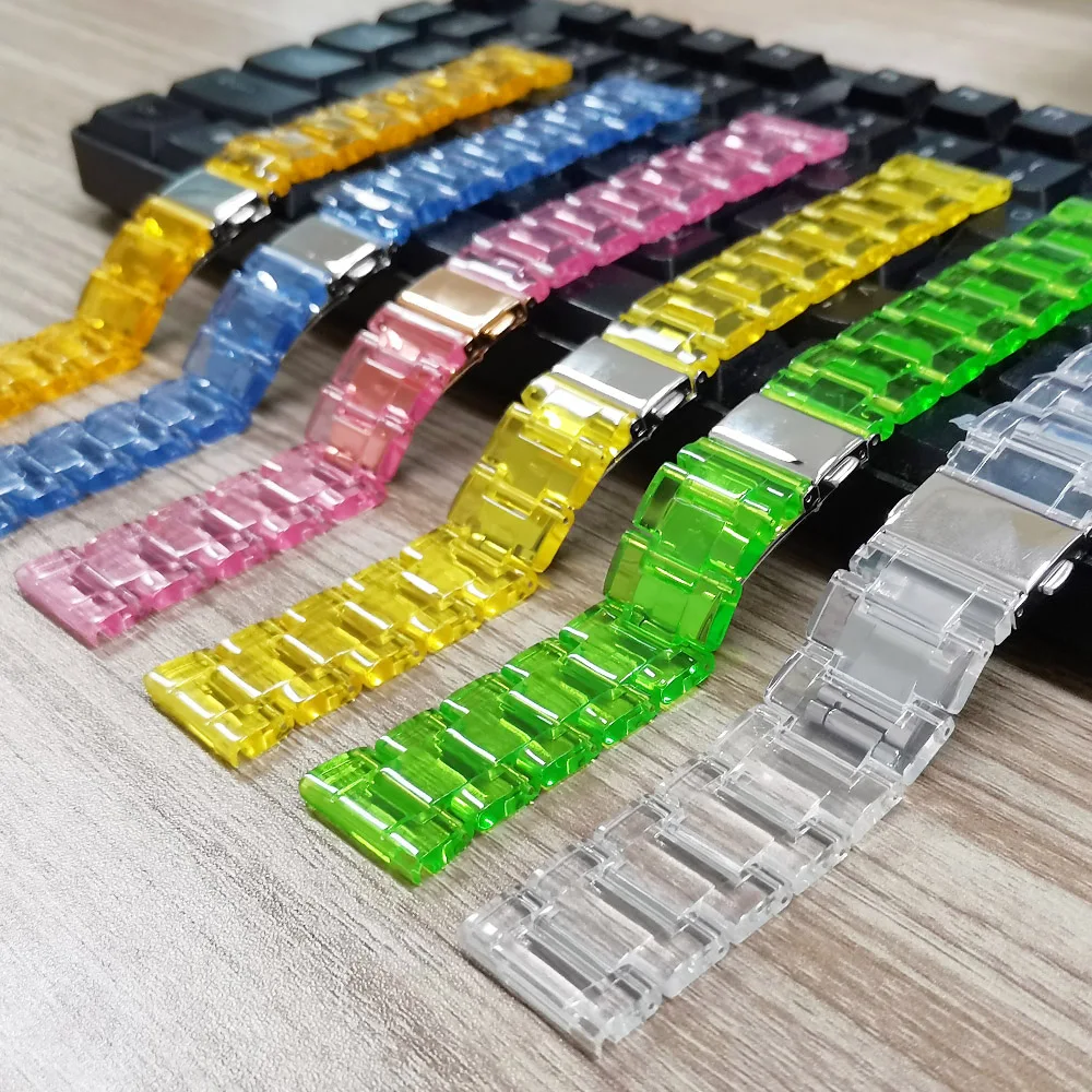 Titan Smartwatch Accessories - Correa transparente Glacier para Samsung Galaxy