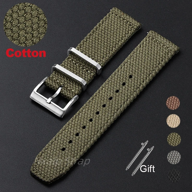 Nylon Nato Strap - Correa de reloj de algodón y