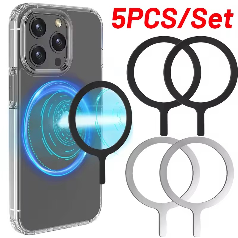 Magnetic Charging Stand - Anillo Adhesivo de 5-1 Piezas para