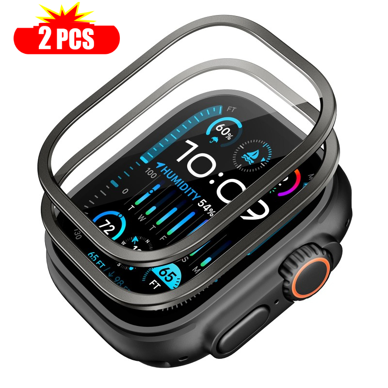 Smartwatch Straps & Accessories - 2 uds vidrio templado para Apple
