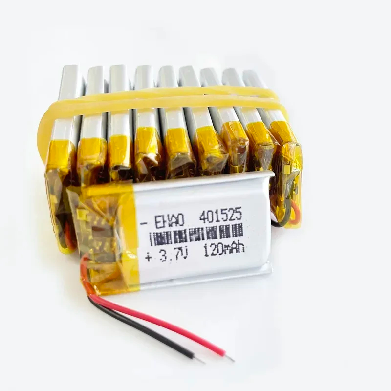 10 PCS 3.7V 120mAh Batería rec - Smartwatch Headset reseña y precio