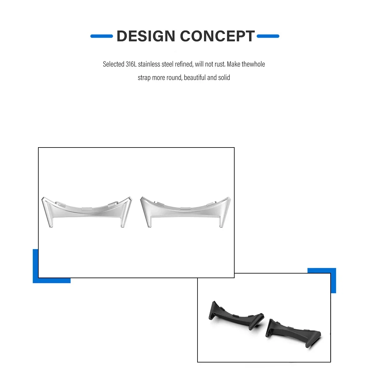 Adaptador de conector de corre - Smartwatch Straps & Accessories reseña y precio