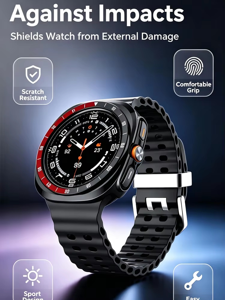 Bisel y funda para Samsung Gal - Garmin Smartwatch Accessories reseña y precio
