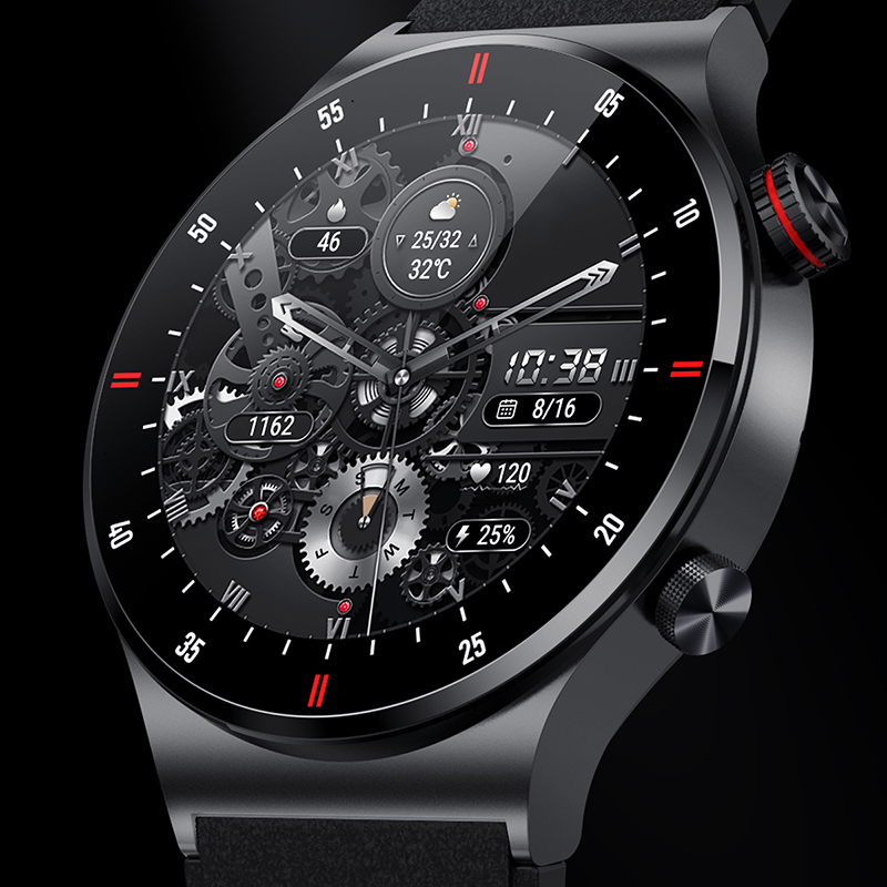 GPS ECG + PPG Bluetooth llamad - Smartwatch Face reseña y precio