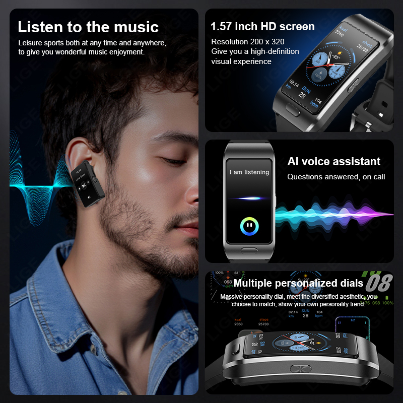 Nuevo Reloj Inteligente 2 en 1 - Smartwatch Headset reseña y precio
