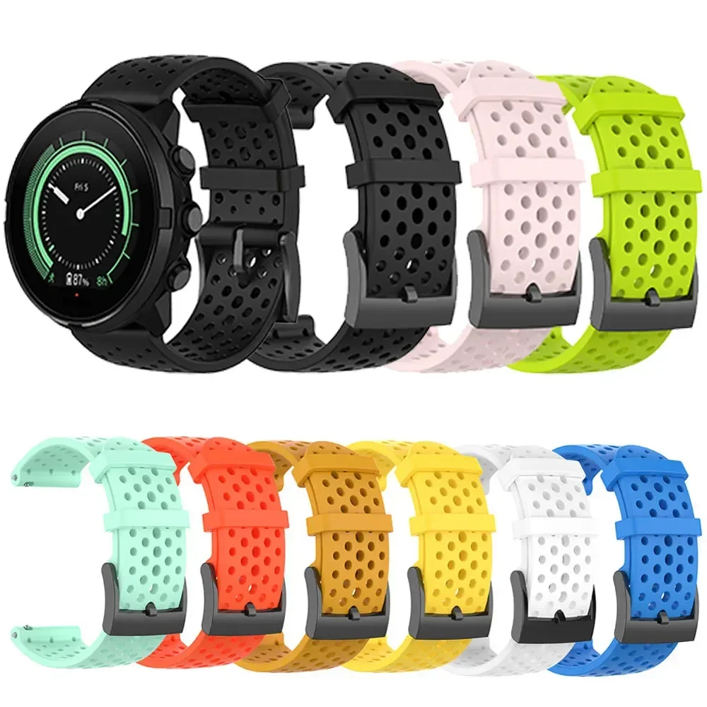 Correa de silicona de 24mm par - Fossil Smartwatch Accessories reseña y precio