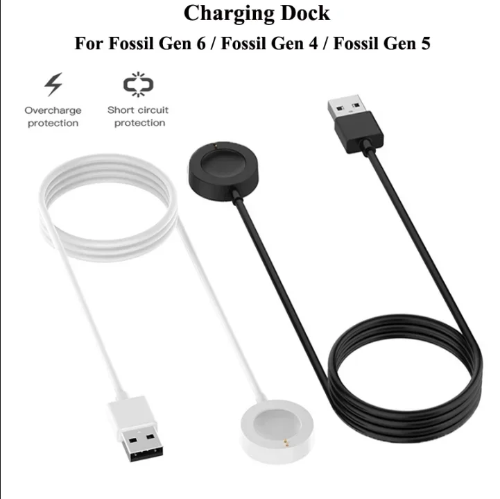 Base de Carga Magnética USB Rá - Fossil Smartwatch Accessories reseña y precio