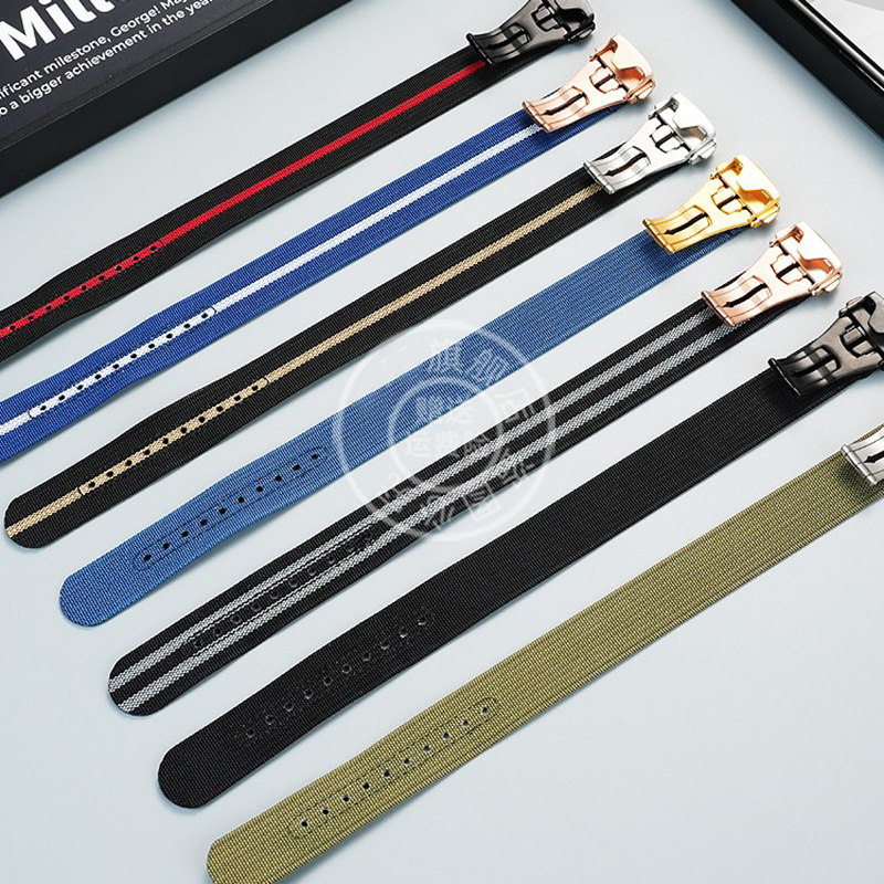 Correa de reloj de lona integr - Nylon Nato Strap reseña y precio