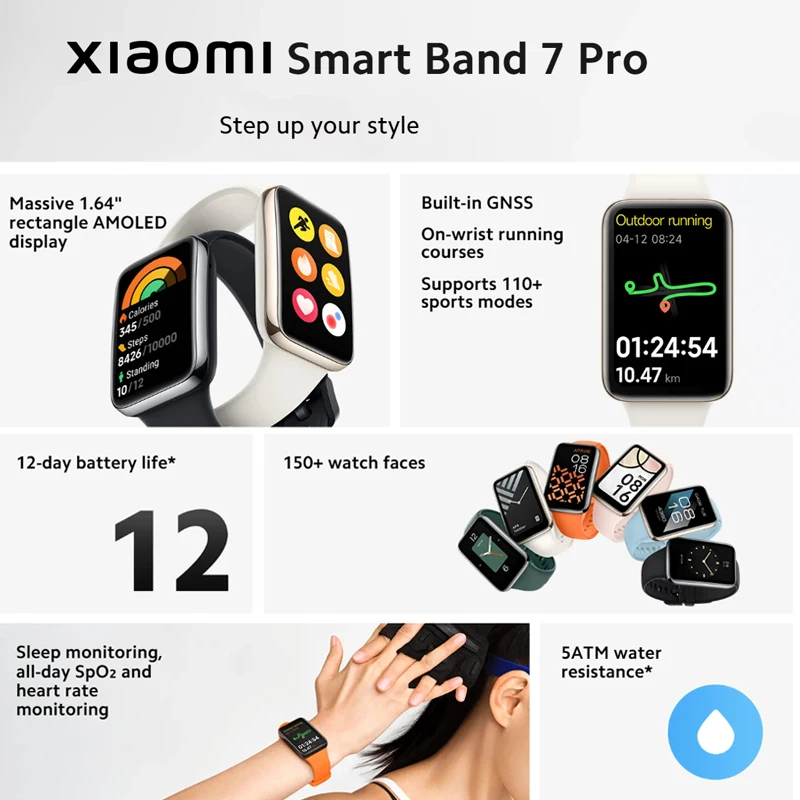 Xiaomi Smart Band 7 Pro 1,64 ' - Smartwatch Face reseña y precio