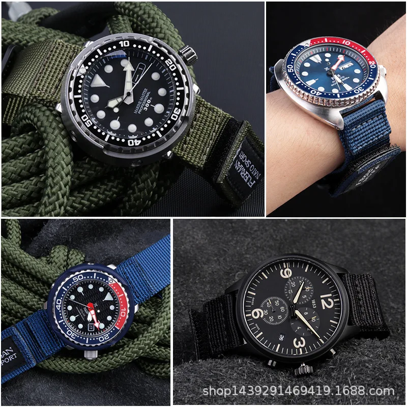 Correa de reloj de nailon Nato - Nylon Nato Strap reseña y precio