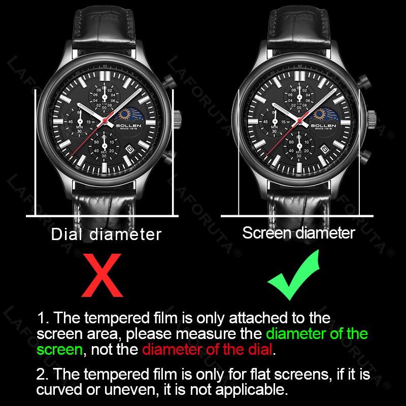 Protector de pantalla de vidri - Motorola Smartwatch Accessories reseña y precio