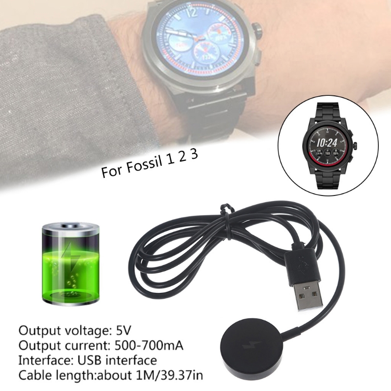Adaptador de cargador de reloj - Fossil Smartwatch Accessories reseña y precio