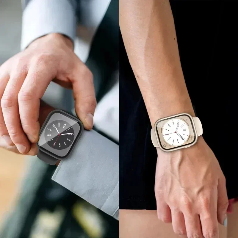Paquete de 3 cubiertas de vidr - Smartwatch Band Accessories reseña y precio