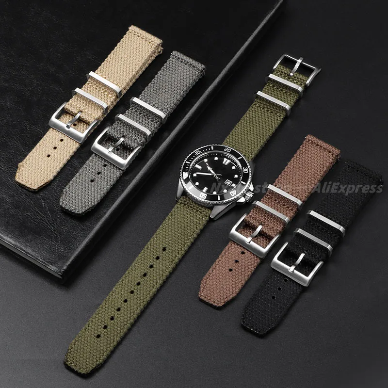 Correa de reloj de algodón y n - Nylon Nato Strap reseña y precio