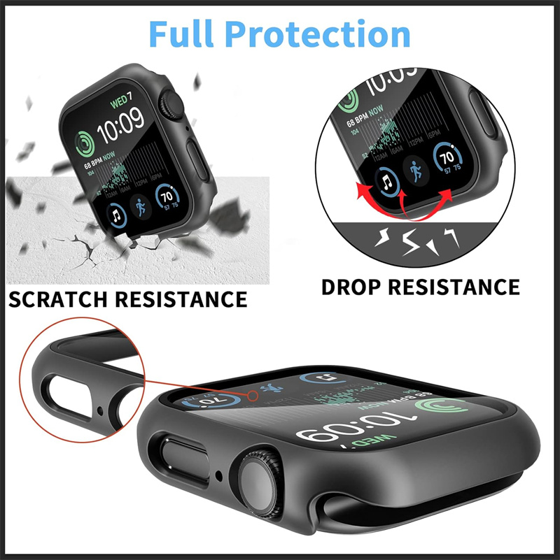 Vidrio templado + cubierta par - Garmin Smartwatch Accessories reseña y precio