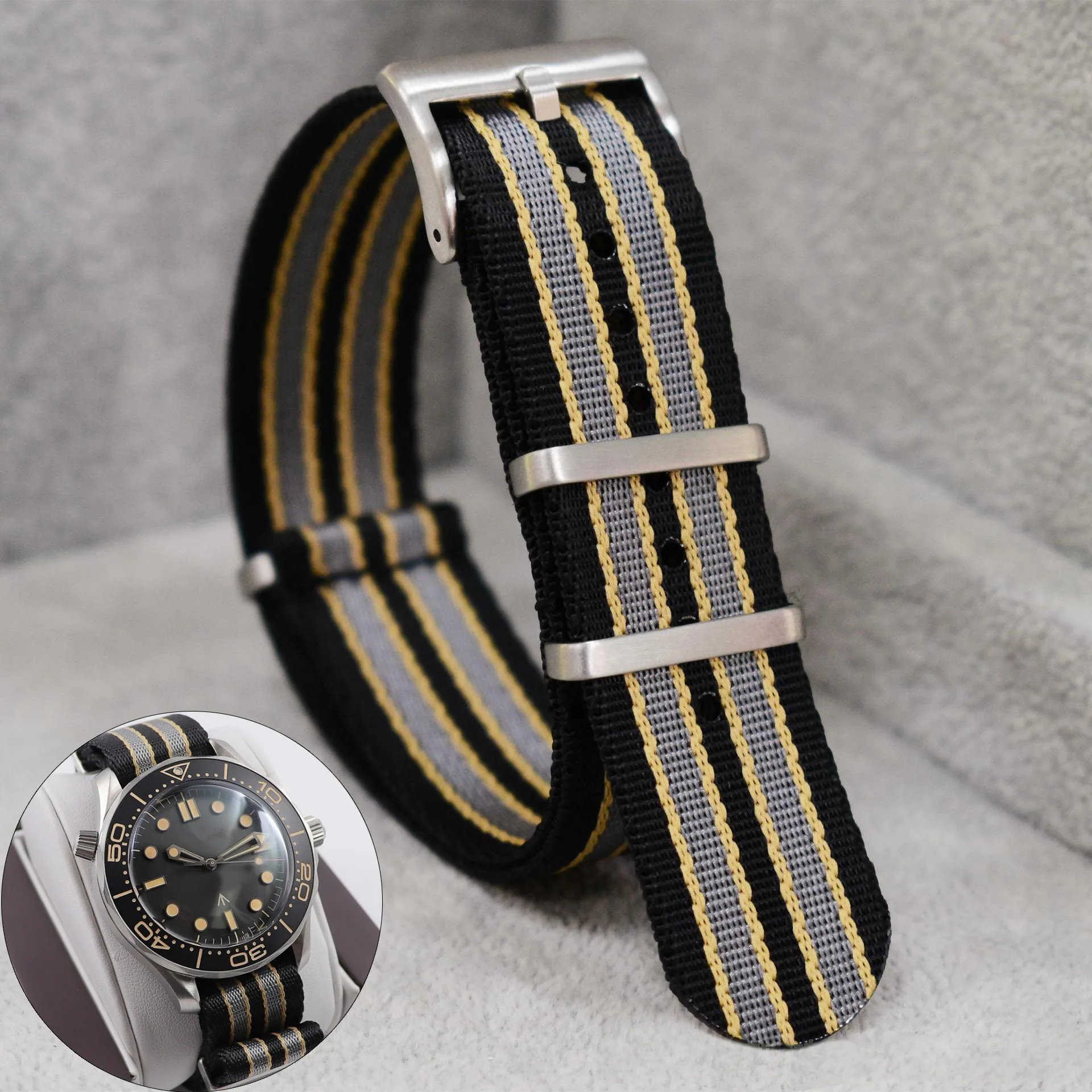 Correa de nailon de 20mm para  - Nylon Nato Strap reseña y precio